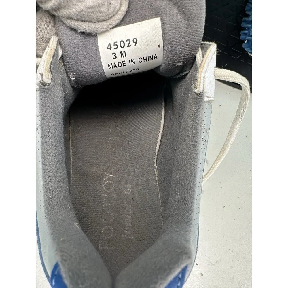 FootJoy Pro SL Golf Shoes Kids Junior Size 6 White Leather Spikeless Lace Up